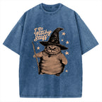Unisex I Do Witchy Stuff Vintage Washed T-shirt