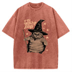 Unisex I Do Witchy Stuff Vintage Washed T-shirt