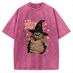 Unisex I Do Witchy Stuff Vintage Washed T-shirt