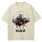 Unisex Mazinger Z Printed Washed Tee
