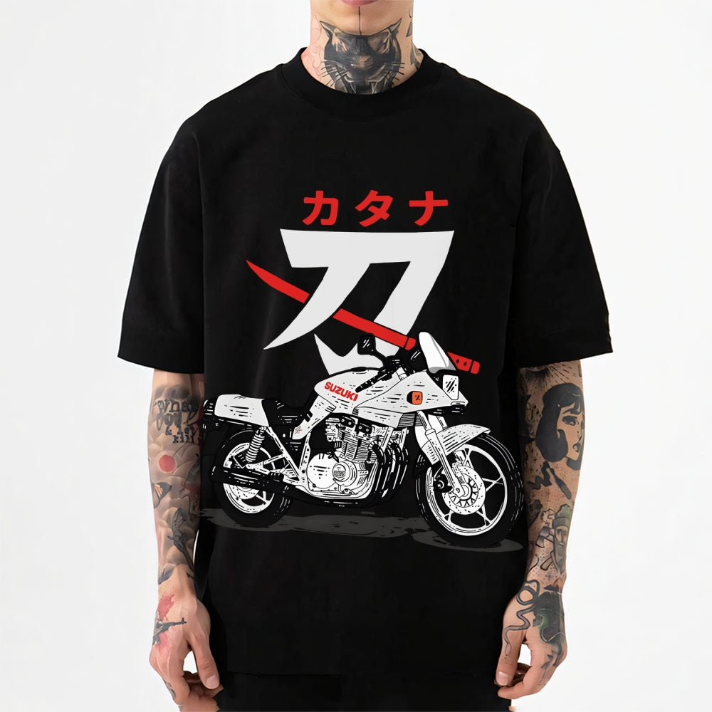 Unisex Classic Cotton Suzuki Japanese Style Printed T-shirt