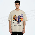 Unisex Samurai Champloo Japanese Printed Washed Tee