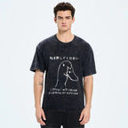 Stupid Goose Funny Washed T-Shirt