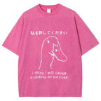 Stupid Goose Funny Washed T-Shirt