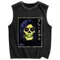 Skeletor Masters Of The Universe Vintage Distressed Washed Tank Top