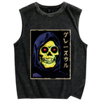 Skeletor Masters Of The Universe Vintage Distressed Washed Tank Top