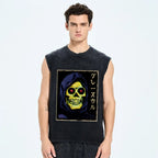Skeletor Masters Of The Universe Vintage Distressed Washed Tank Top