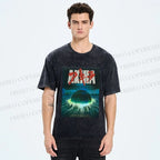 Unisex Akira Printed Washed Tee