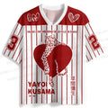 Yayoi Kusama Panther in Love Jersey Shirts