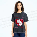 Unisex Yayoi Kusama Panther in Love Printed Washed Tee