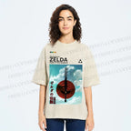 Unisex The Legend of Zelda Printed Washed Tee