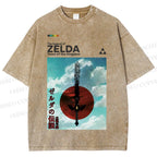 Unisex The Legend of Zelda Printed Washed Tee