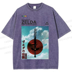 Unisex The Legend of Zelda Printed Washed Tee