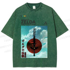 Unisex The Legend of Zelda Printed Washed Tee