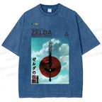 Unisex The Legend of Zelda Printed Washed Tee
