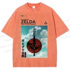 Unisex The Legend of Zelda Printed Washed Tee