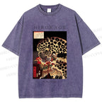 Unisex The Tiger of Ryōkoku Printed Washed Tee