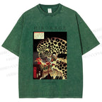 Unisex The Tiger of Ryōkoku Printed Washed Tee