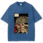 Unisex The Tiger of Ryōkoku Printed Washed Tee