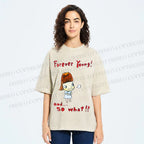 Unisex Forever Young Yoshitomo Nara Printed Washed Tee