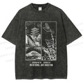 Unisex No Detours Just Direction Printed Washed Tee