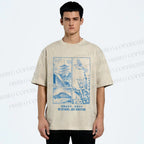Unisex No Detours Just Direction Printed Washed Tee