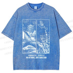 Unisex No Detours Just Direction Printed Washed Tee