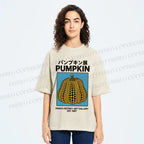 Unisex Yayoi Kusama Pumpkin Art Printed Washed Tee