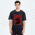 Unisex The Turning Crow Printed Washed Tee