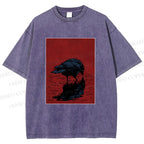 Unisex The Turning Crow Printed Washed Tee