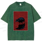 Unisex The Turning Crow Printed Washed Tee