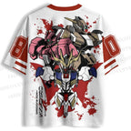 Mobile Suit Gundam Barbatos Printed Jersey Shirts