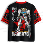 Gundam Barbatos Printed Jersey Shirts