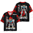 Gundam Barbatos Printed Jersey Shirts