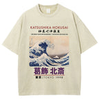 Katsushika Hokusai Japan Washed T-Shirt