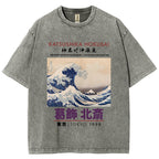 Katsushika Hokusai Japan Washed T-Shirt
