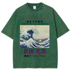 Katsushika Hokusai Japan Washed T-Shirt