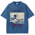 Katsushika Hokusai Japan Washed T-Shirt