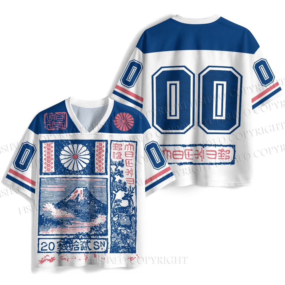 Japanese Art Mount Fuji Jersey Shirts