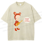 Unisex Yoshitomo Nara Nothing Ever Happened Printed Washed Tee