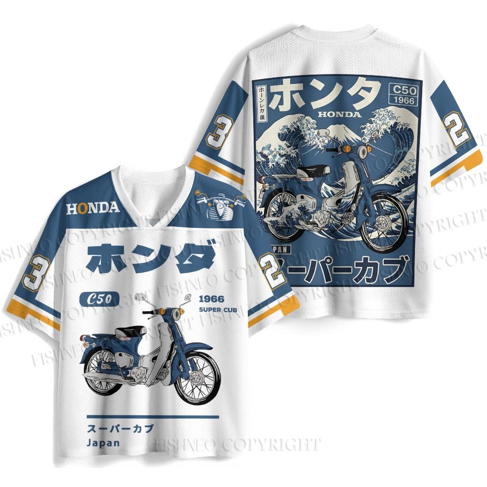 Honda C50 Super Cub Motorcycle Jersey Shirts