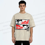 Unisex Akira Anime Printed Washed Tee