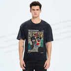 Unisex Yayoi Kusama Fragmented Self Printed Washed Tee