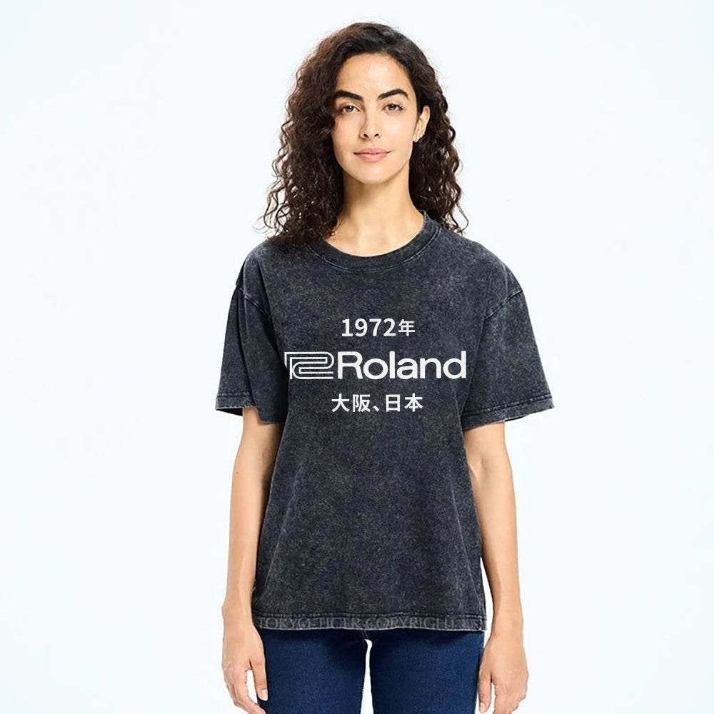 Roland 1972 Osaka Vintage Washed T-Shirt