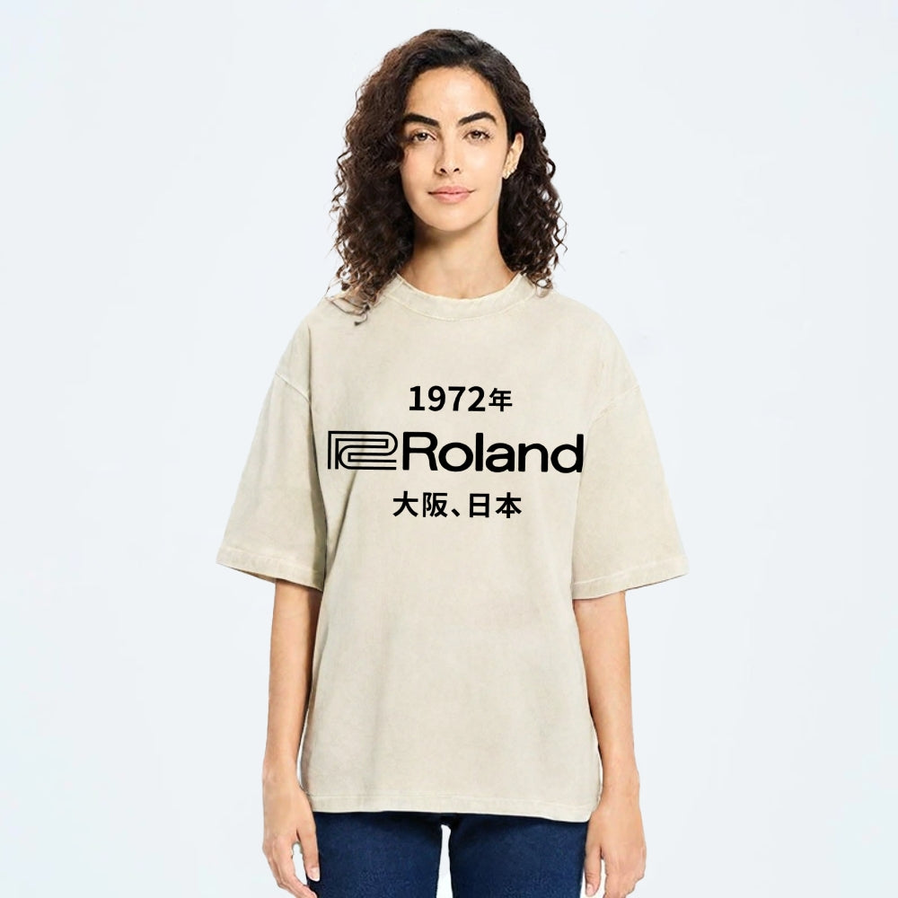 Roland 1972 Osaka Vintage Washed T-Shirt