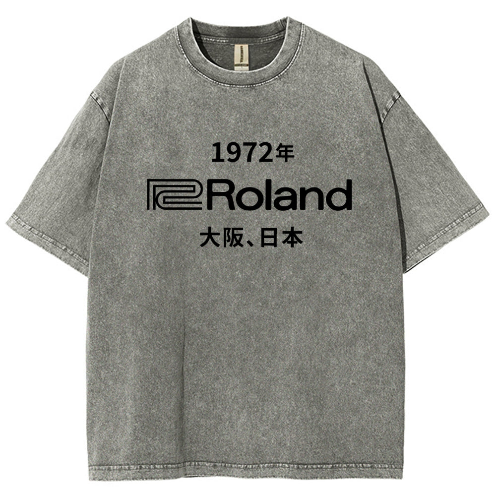 Roland 1972 Osaka Vintage Washed T-Shirt