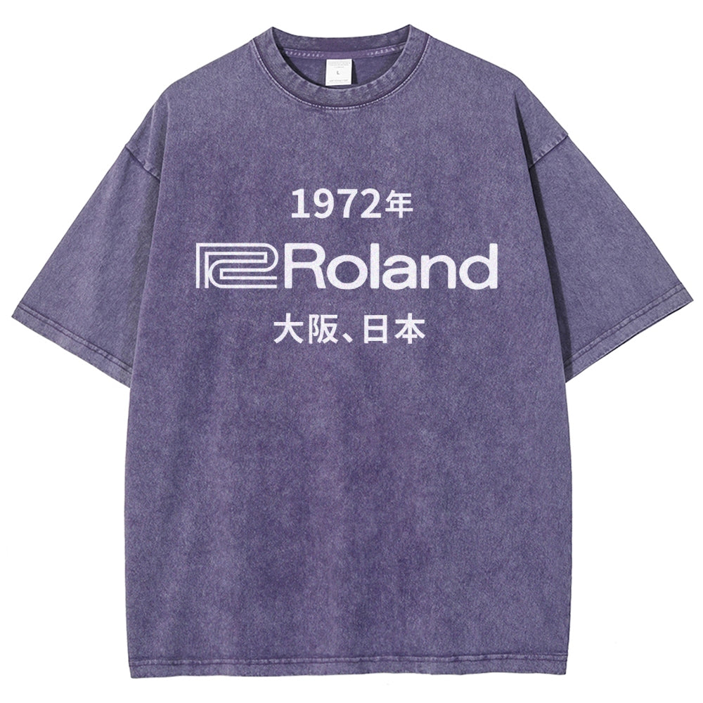 Roland 1972 Osaka Vintage Washed T-Shirt