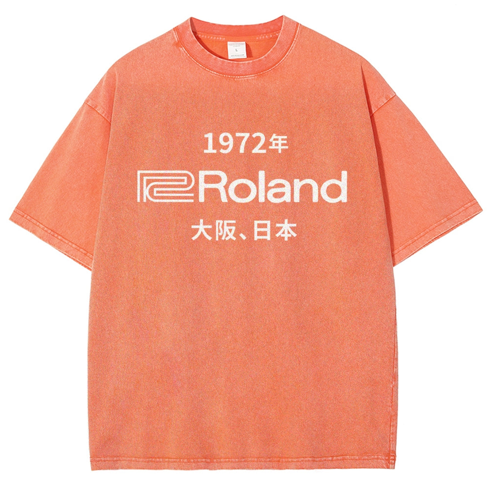 Roland 1972 Osaka Vintage Washed T-Shirt