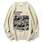 Unisex Yayoi Kusama Geometry Printed Sweatshirt