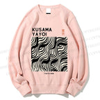 Unisex Yayoi Kusama Geometry Printed Sweatshirt